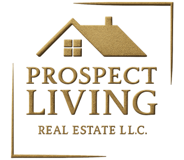 Prospect living real estate transparent logo